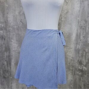Brandy Melville Light Blue Mini Skirt